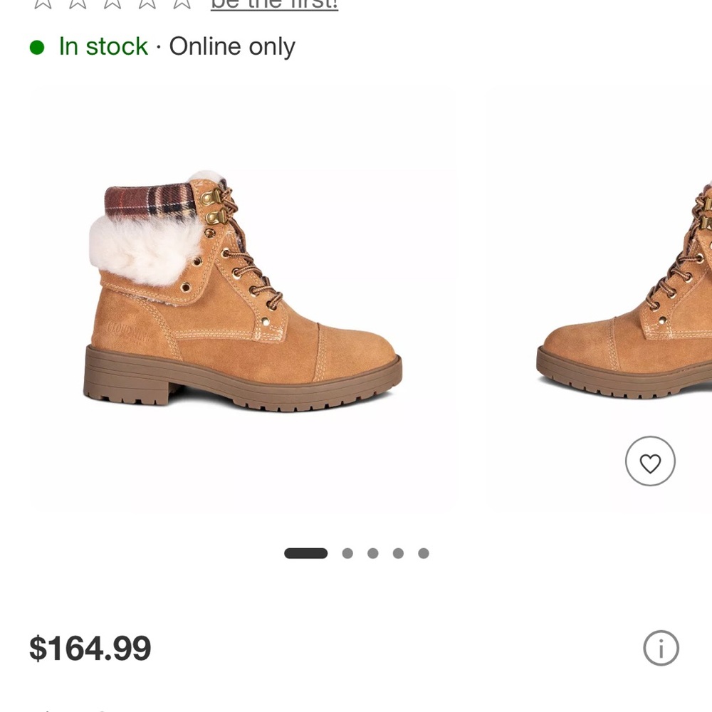 Women's Tan Boots - Picture 2 of 6